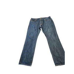 J.Crew Driggs Jeans size 36x30‎ men's straight leg blue mid wash